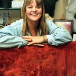 Karen Wroe, Artist and Organiser of Art with a Heart Exhibition