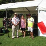 Mayor of Trafford with Laure Butcher of Naturally French and Zainul Sachak, event organiser