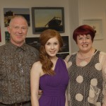 Scarlett with proud parents, Mike and Andrea