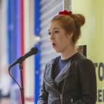 Scarlett performing outside Art with a Heart, Chisnalls during Taste of Trafford, September 2012